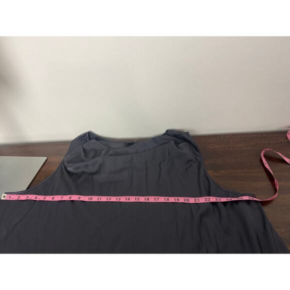 Torrid Gray Satin Cowl Neck Tank Size 4X, NWT - Picture 11 of 13